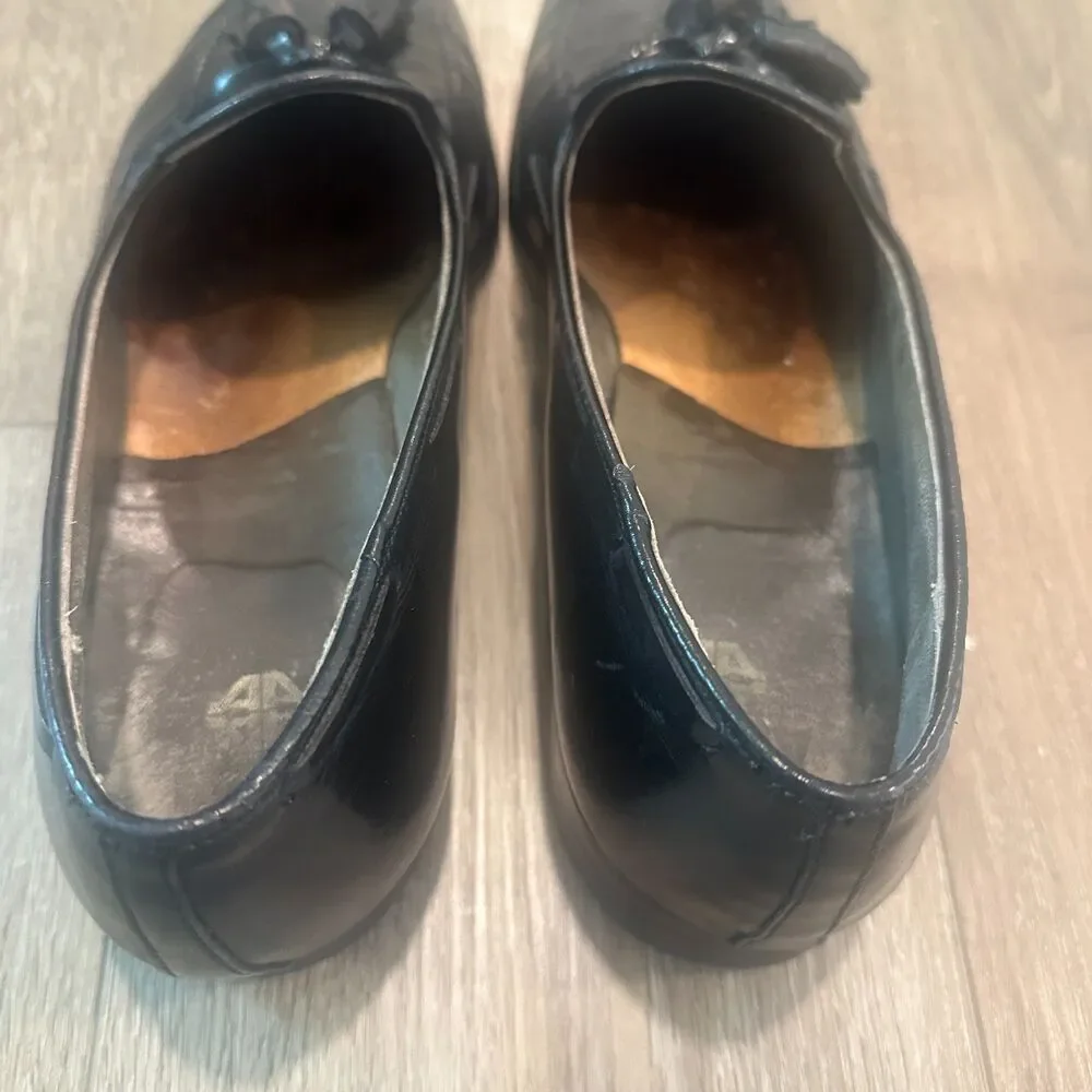 Alden 660 Black Leather Tassel Loafers Aberdeen Goodyear Welted Slip On Size 12